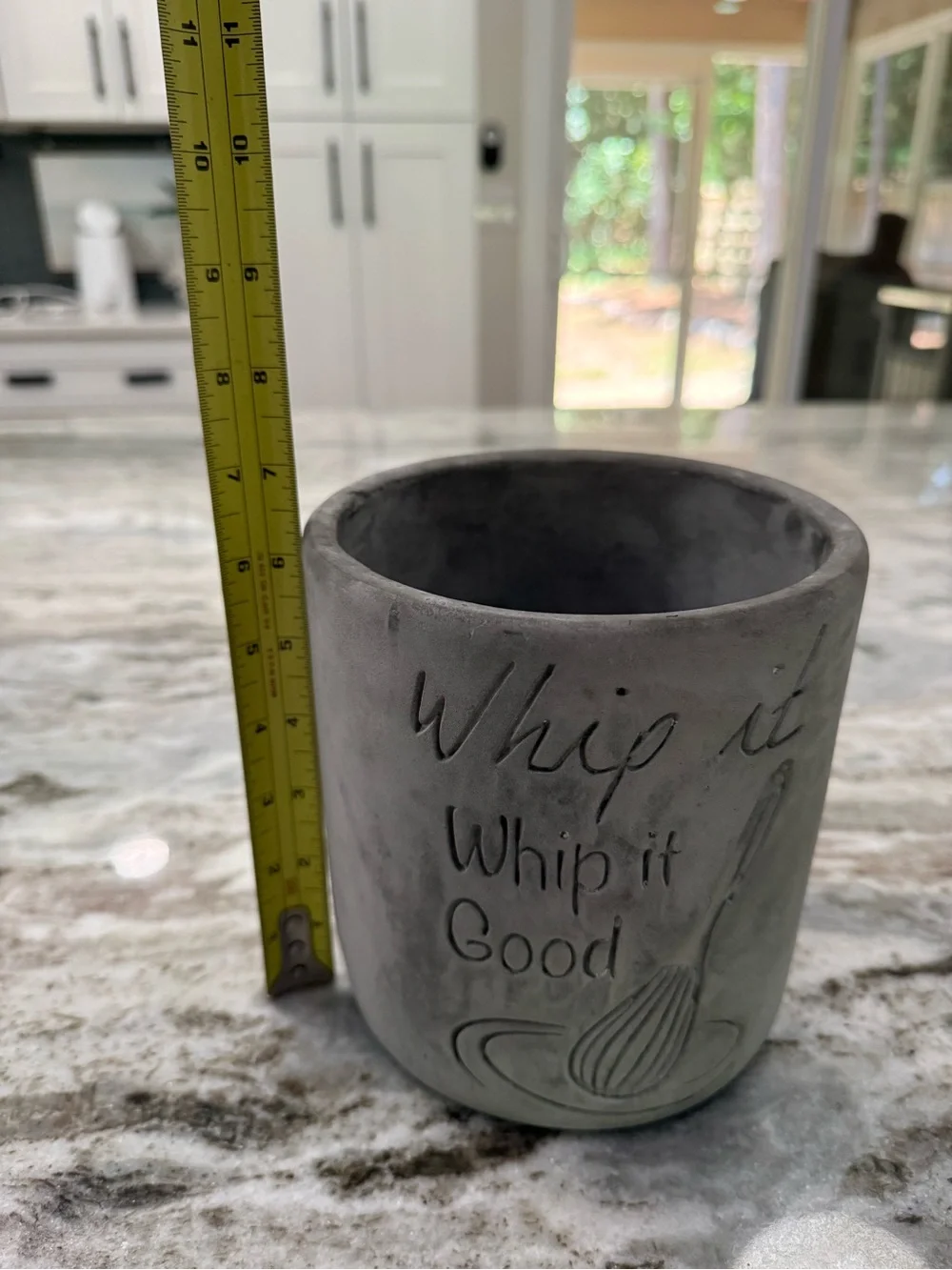 Home Essentials Gray 'Whip It Whip It Good' Utensil Holder
